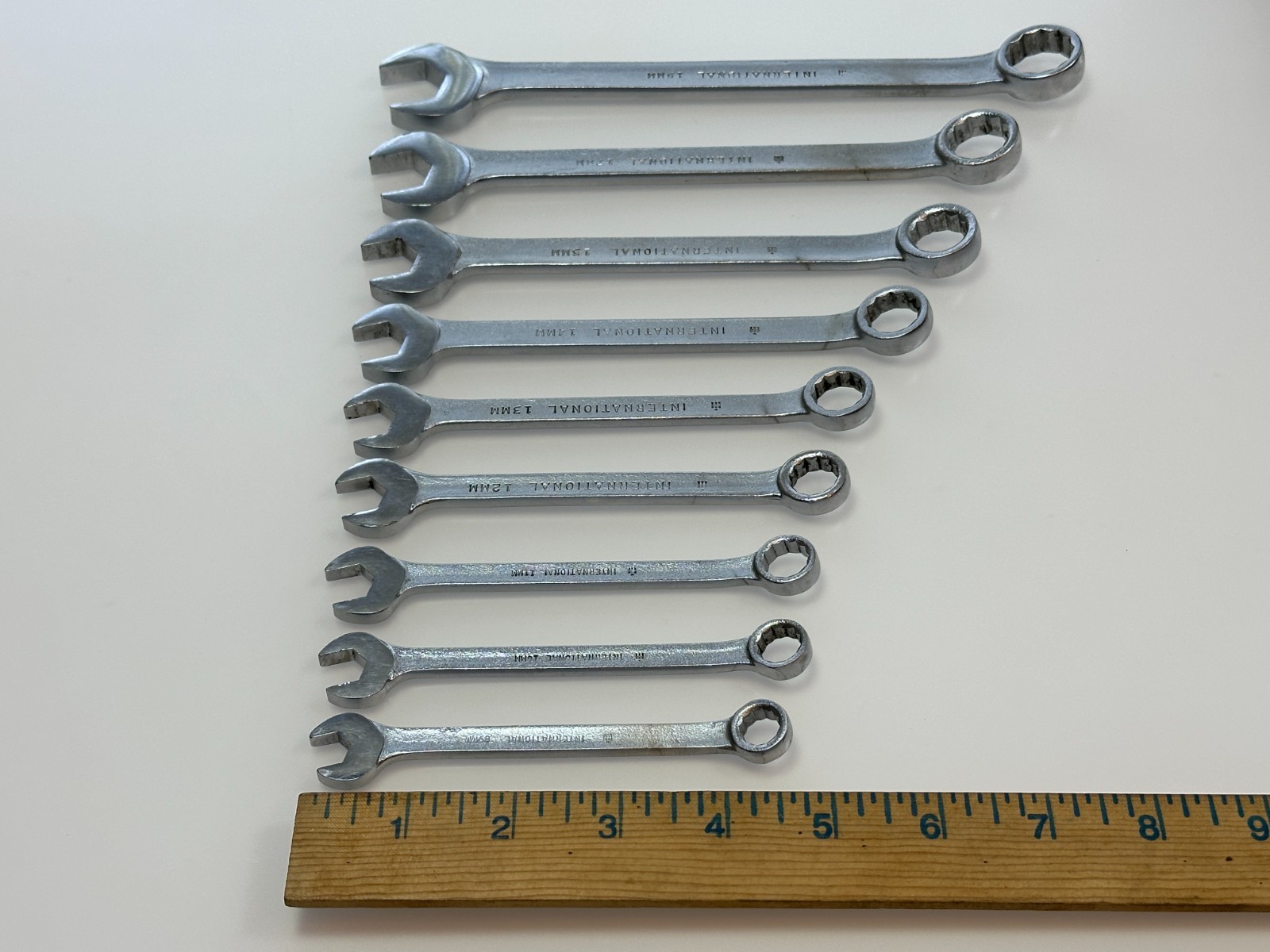 International Harvester USA 999548R1 9pc Metric 9mm-19mm Combination Wrench Set