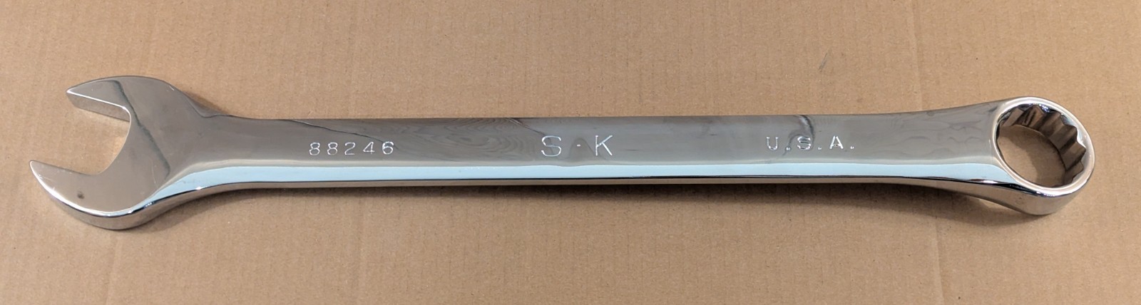SK Tools 1-7/16″ 12 Point Fractional Long Combination Chrome Wrench 88246