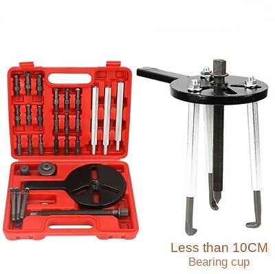 Wheel Hub Bearing Puller Tool Three Claws Outer Bearing Extractor 18 Pcs