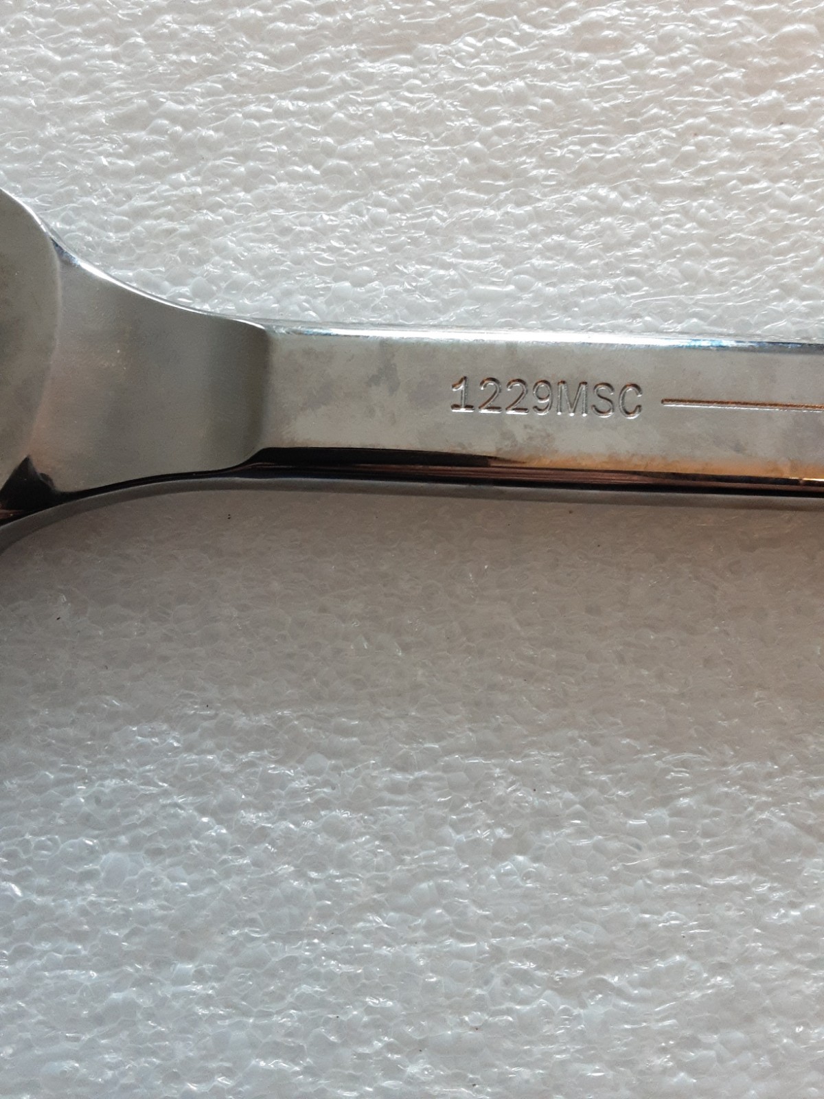 1229mscWilliams Full Polish Metric Combonation Wrench 12 pt 29mm USA Supertorque