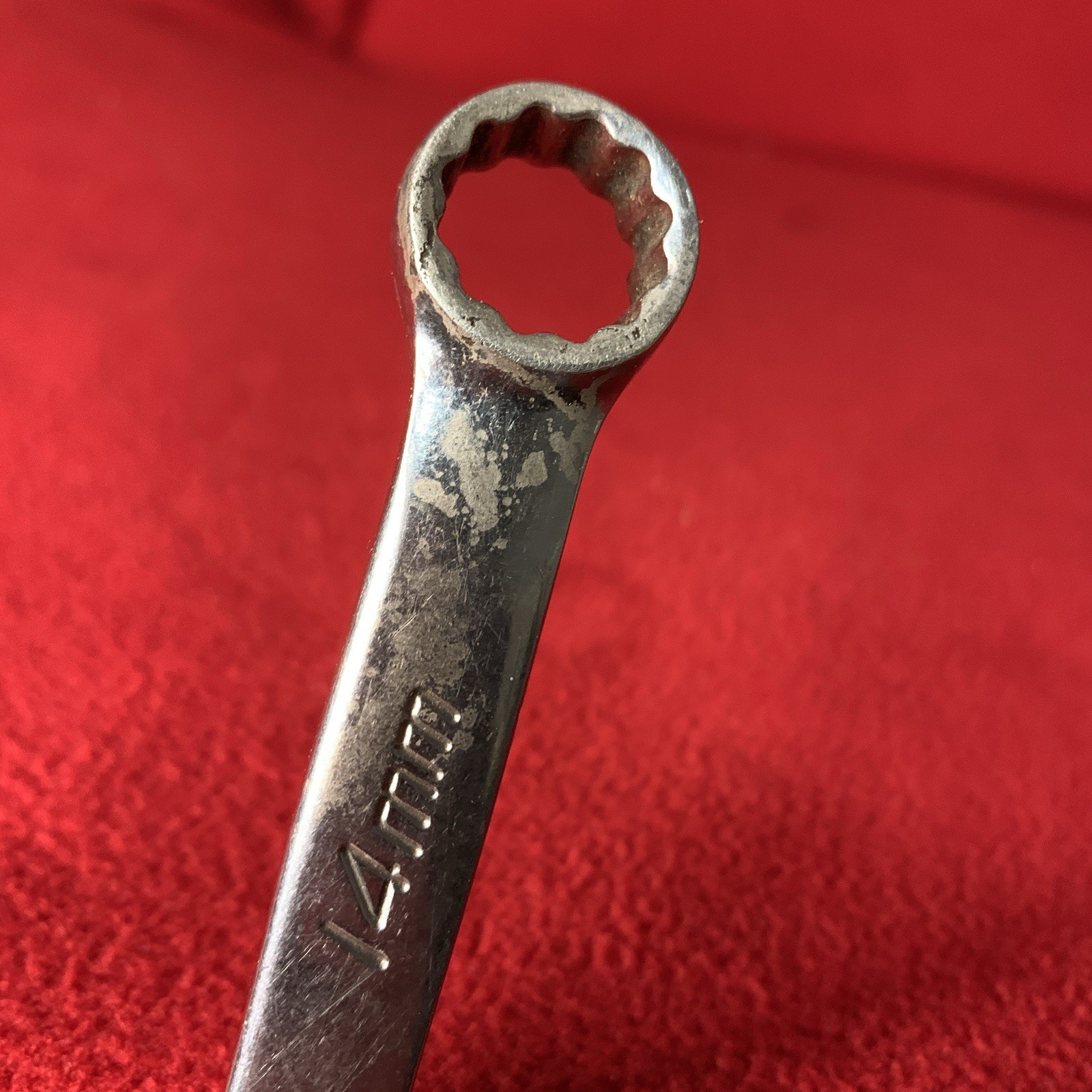 Snap-On 14MM 12PT Metric Chrome Combination Wrench USA OEXM140B