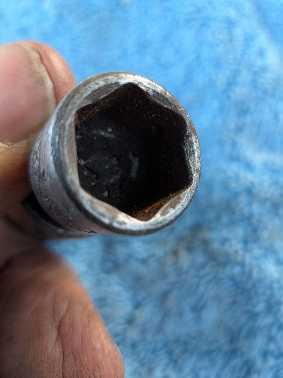 Vintage MAC XUP 186 9/16 Impact Swivel Socket 3/8 Drive 6 point USA