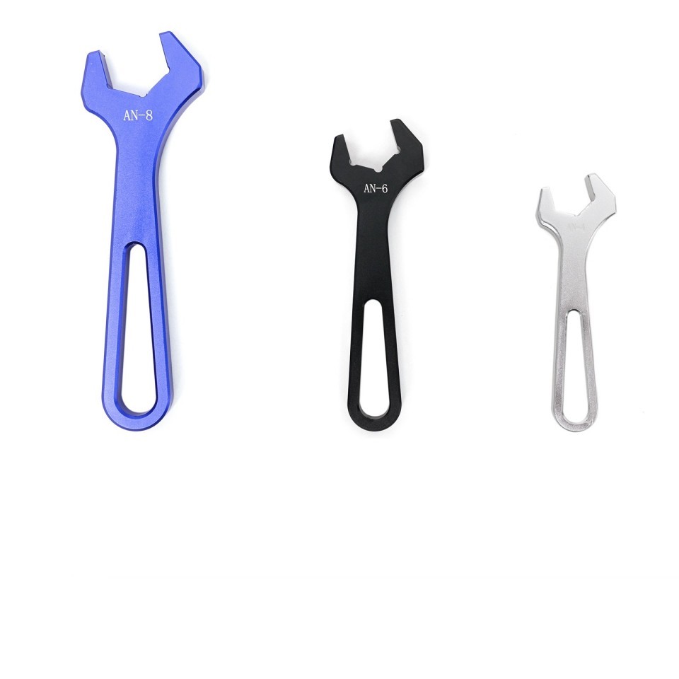 6 PC Aluminum Spanner Hose End AN Fitting Wrench Set AN4 AN6 AN8 AN10 AN12 AN16