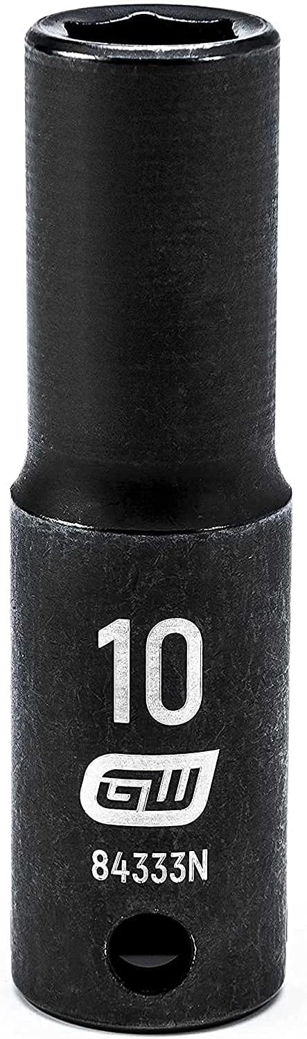 44 Pc. 3/8″ Drive 6 Point Standard, Deep Impact SAE/Metric Socket Set