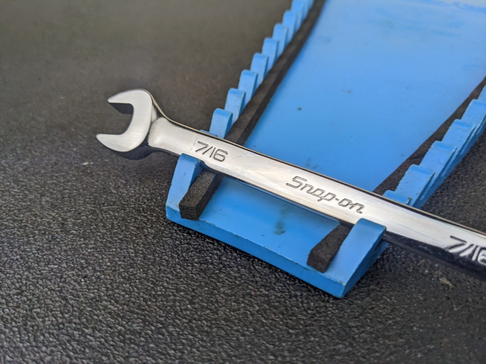 #bm158 Snap On Tools NEW RXS14B 7/16″ Open End Flare Nut Wrench USA
