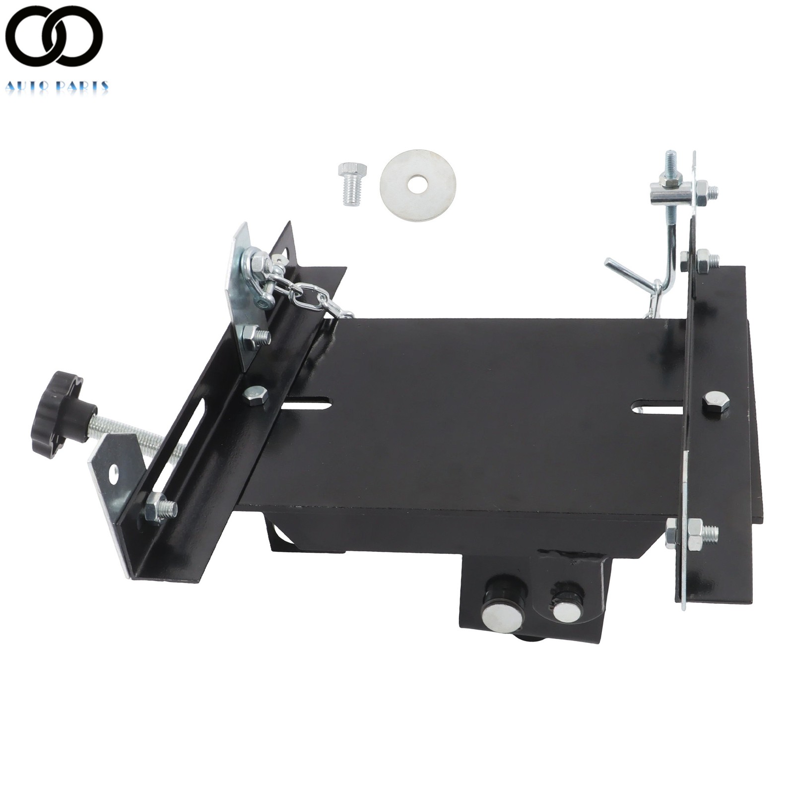For Vehicle Repairs 1/2 Ton High Capacity Transmission Floor Jack Adapter Black