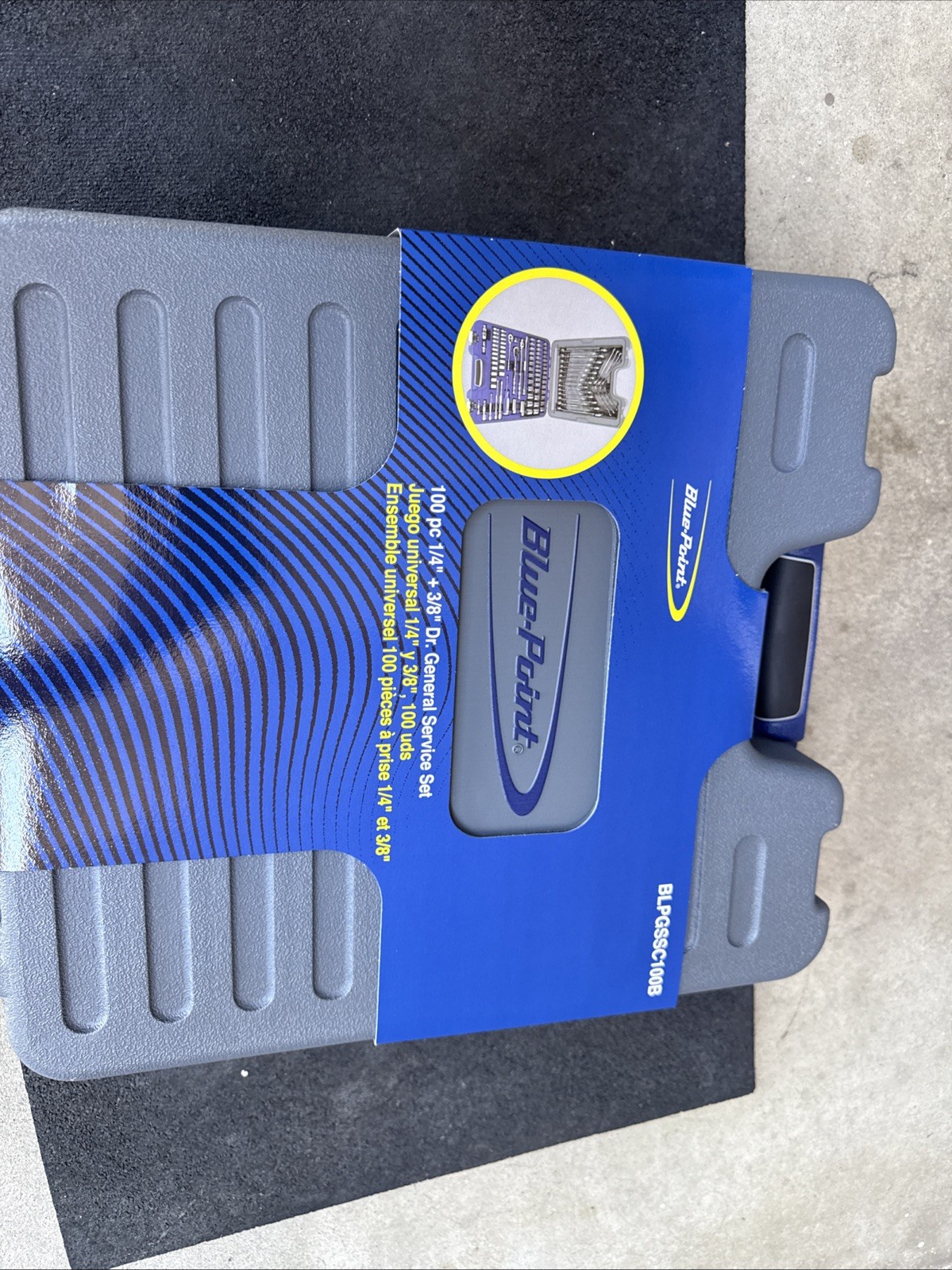 For BLUE-POINT 100PC 1/4 & 3/8″ DR SAE & METRIC GENERAL SERVICE SET BLPGSSC100B