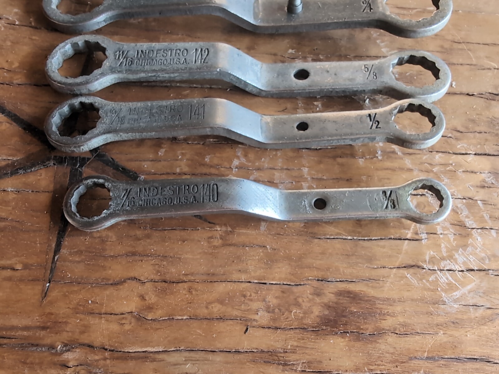 Org. KLIP TITE Indestro MFG #140-143 Wrench Set 4 PC Set FAST SHIPPING