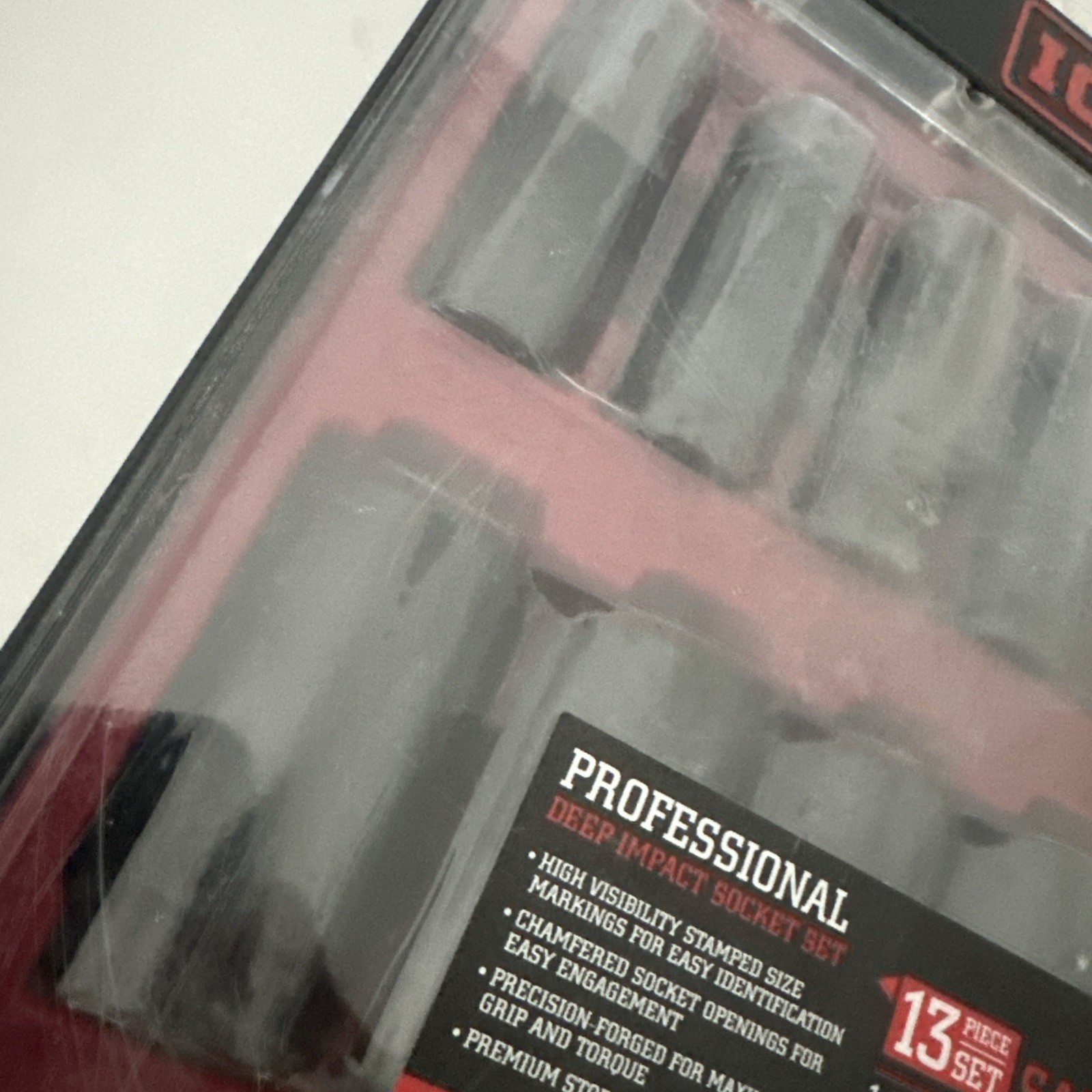 ICON Deep Impact Socket Set 1/2″ Drive SAE 6 Point 13 Pc. 7/16” To 1-1/4” – New