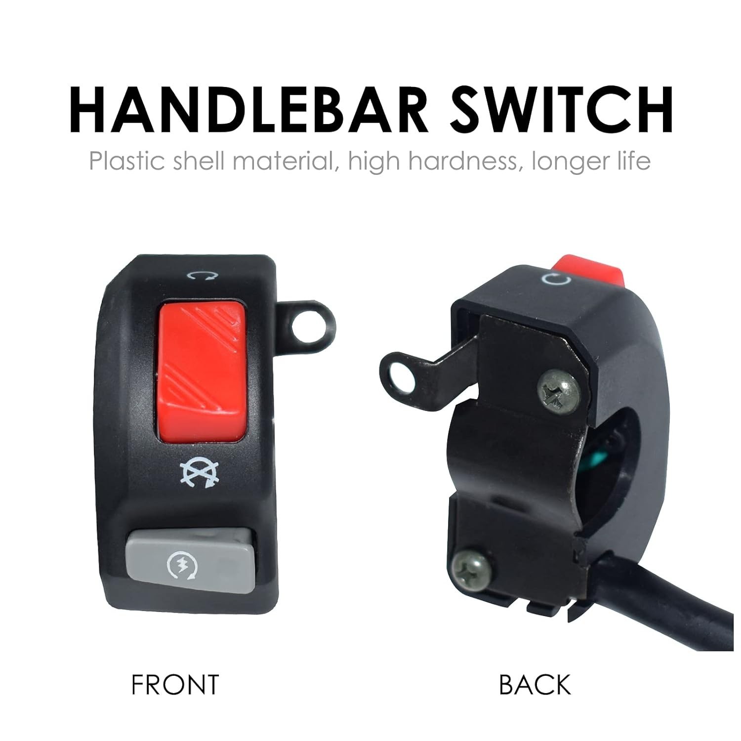 12V Right Motorcycle Switches 7/8″ 22mm Handlebar Mount Headlight Fog Light Horn