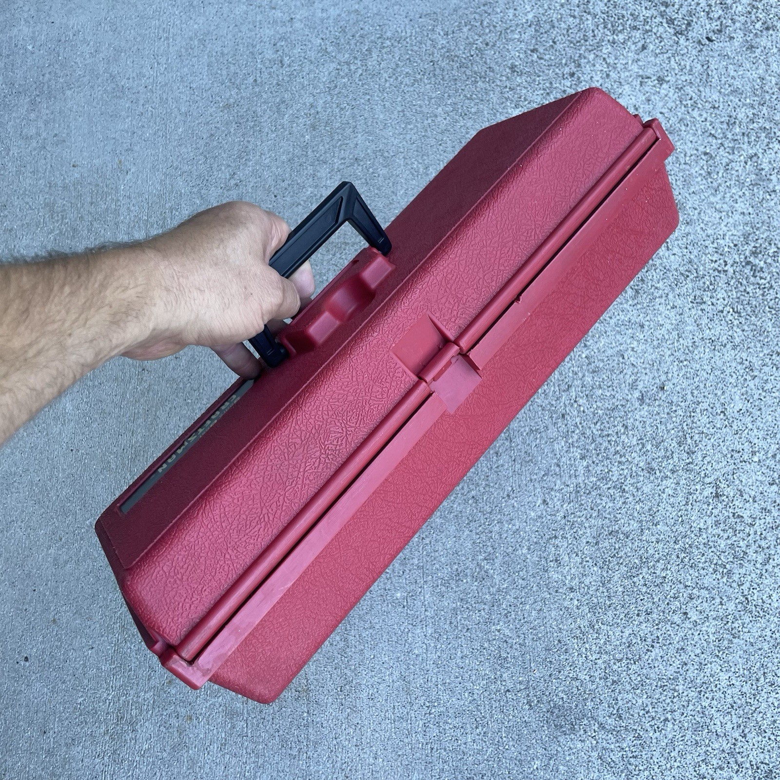 Vintage Sears Best Craftsman USA 18.5″ Red Permanex Tool Box Case