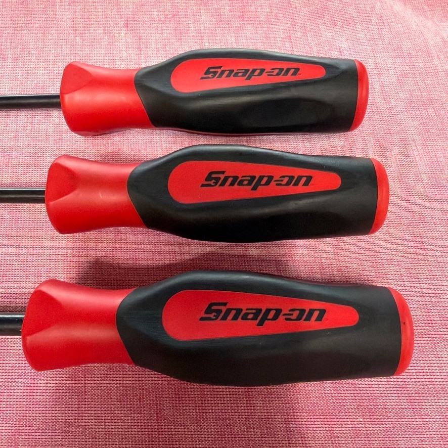 Snap On Tools SGRHTLB3B R 3 Piece Radiator Hose Pick Set Red