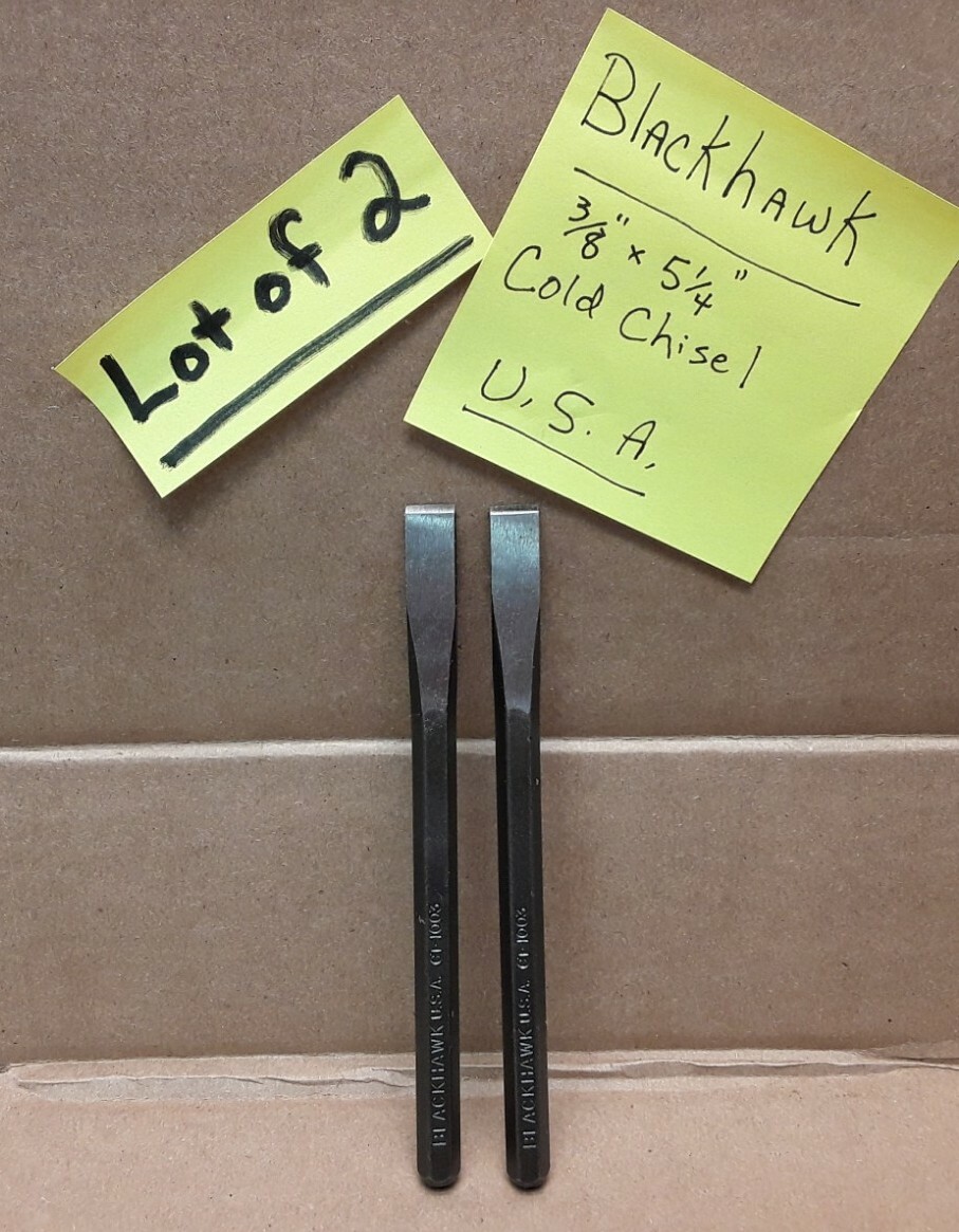 Blackhawk CT-1003 Chisel 3/8″ x 5-1/4″ NEW OLD STOCK *USA*