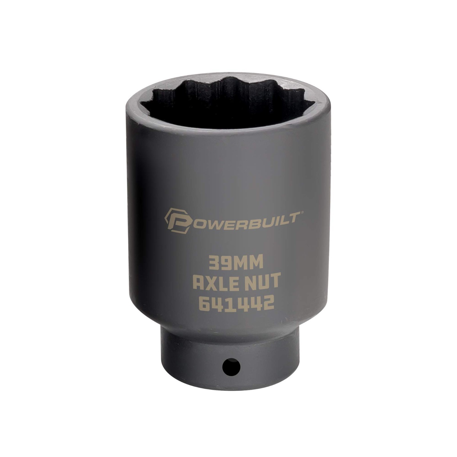 39mm Axle Nut Socket 1/2″ Drive for Impact Wrench, 12 Point Extra Deep Tool