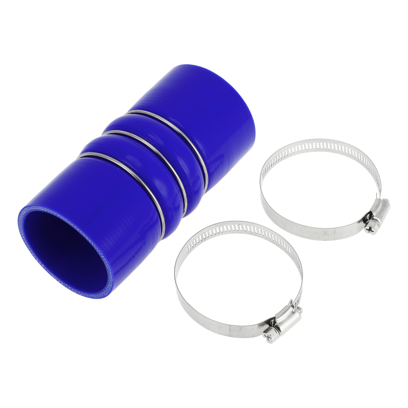 1 Set 68mm/2.68″ ID 152mm Blue Hump Car Silicone Tube with Ties