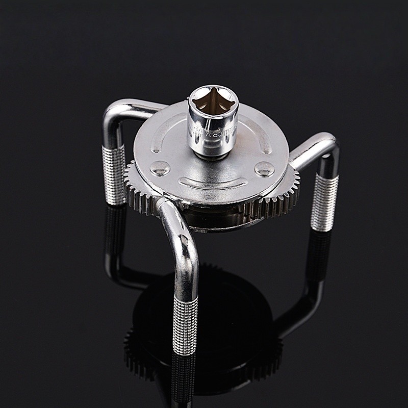 Chrome Vanadium Steel Round three Claw Machine Oil Filter Wrench Tool Car Auto