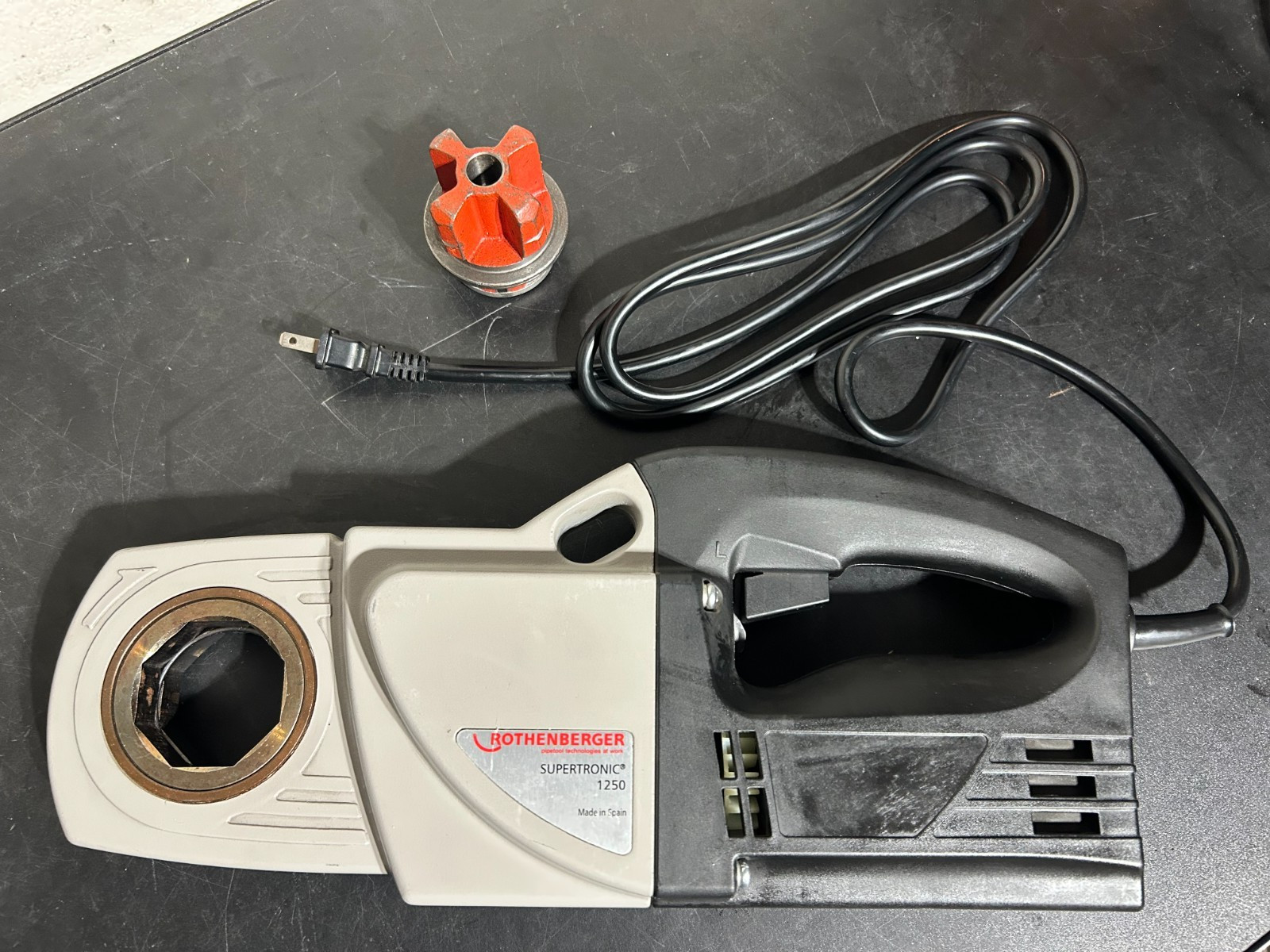 Rothenberger Supertronic 1250 Pipe Threader 1/2 in – 1 1/4*Excellent* RIDGID 600