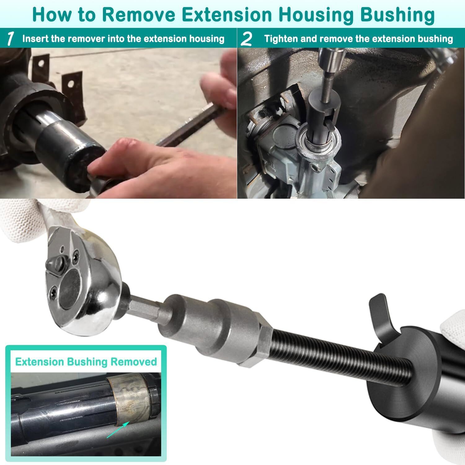 T-0160 Extension Housing Bushing Installer & Removal Transmission Tool for GM