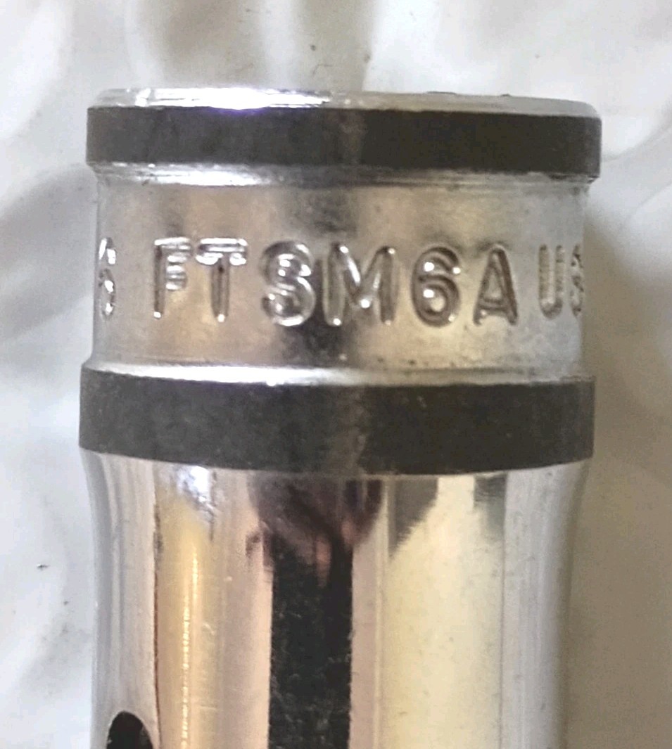 SNAP ON FTSM6A, 3/8″ SOCKET DRIVEN, 6MM. TORX BIT *BLACK RING SERIES*
