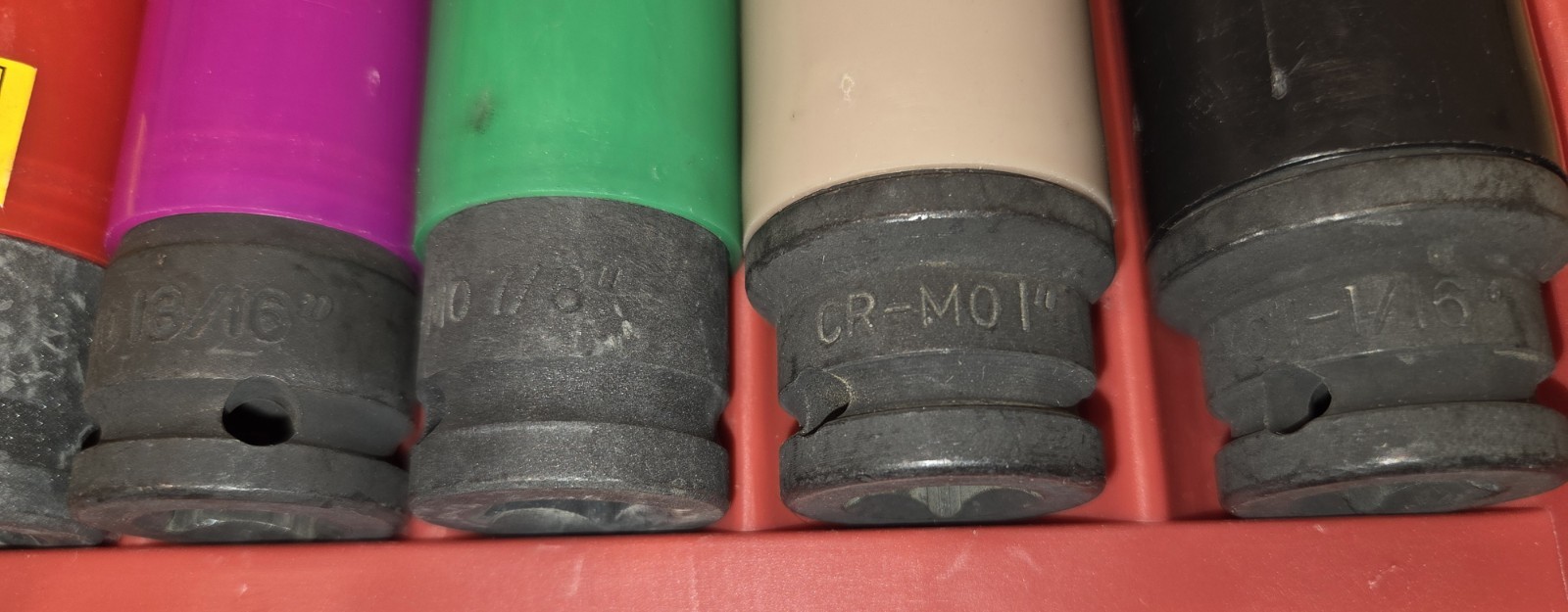 7 Pc Lug Nut Impact Socket Set with Protector Sleeves 1/2” Drive – Custom Wheels