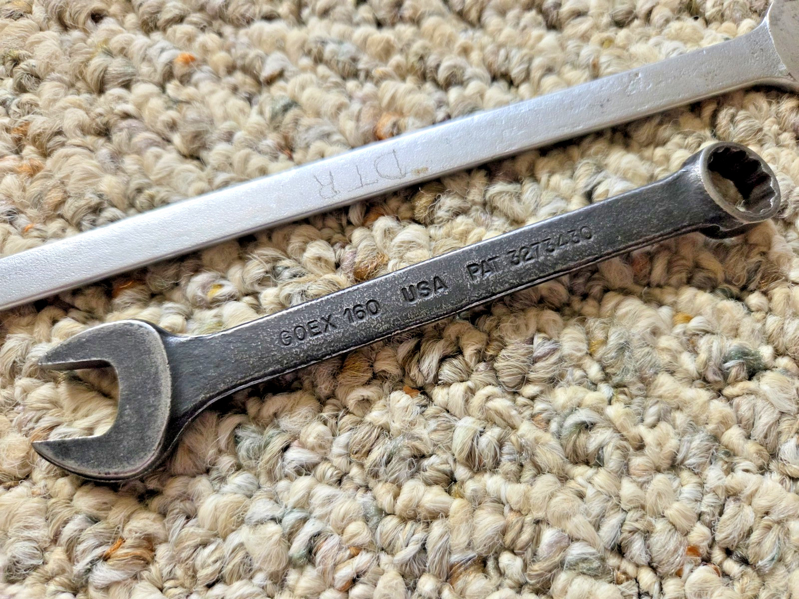 Vintage Snap-On Wrench Lot of 2 Wrenches 1/2″ 7/16″ SAE LTA 1416