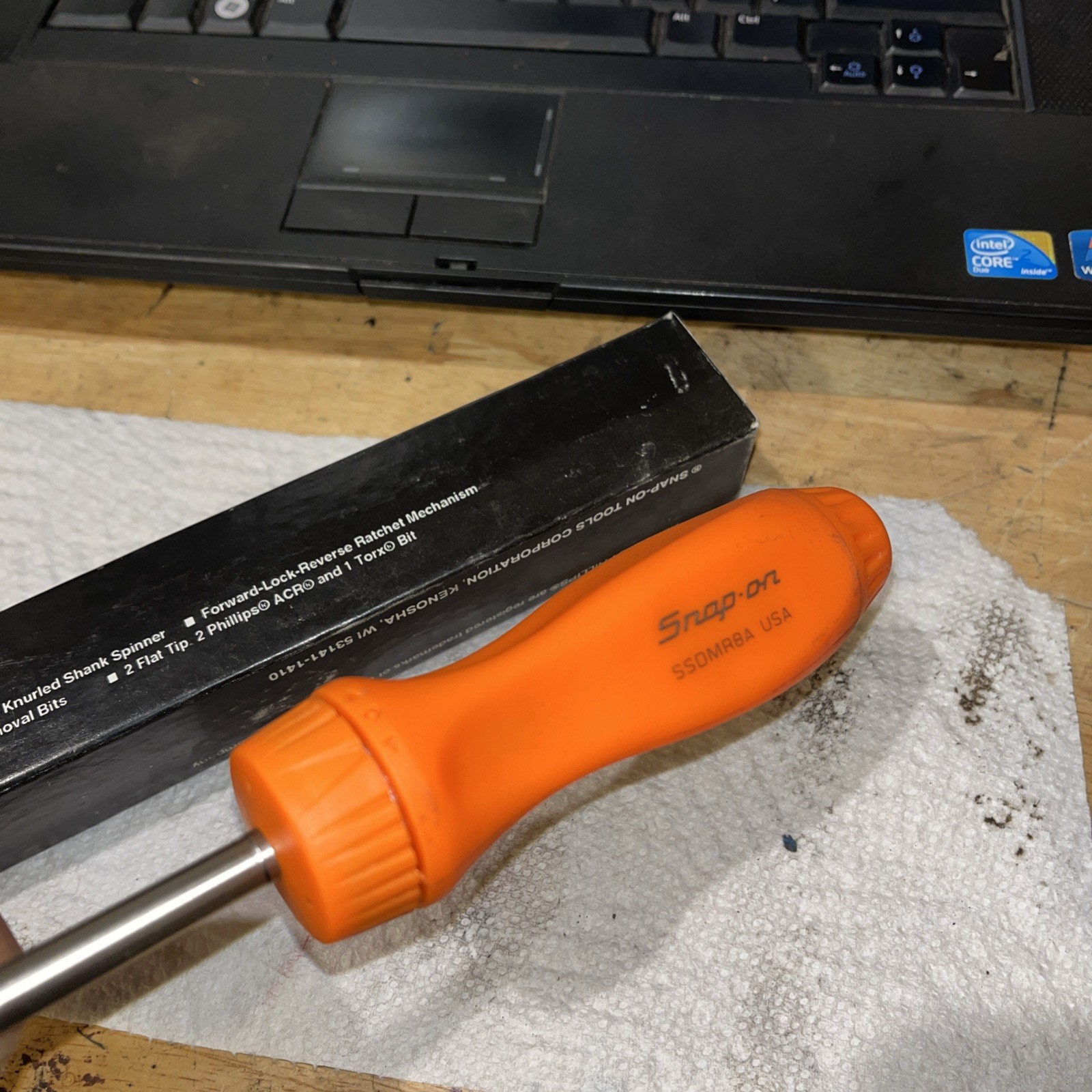 Snap On SSDMR8A Screwdriver New In Box 5 Bits