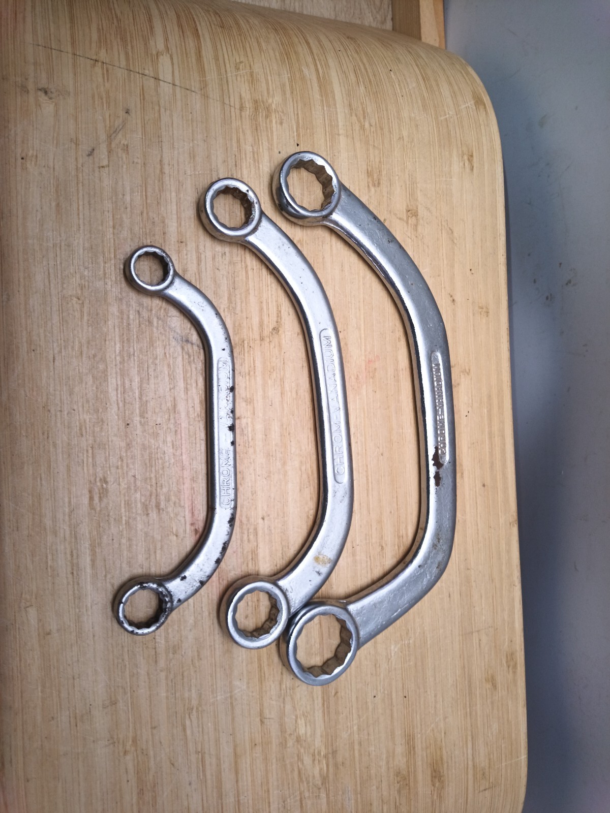 Elora No 122 AF Obstruction Ring Spanners 7/16,1/2,9/16,5/8,3/4&7/8