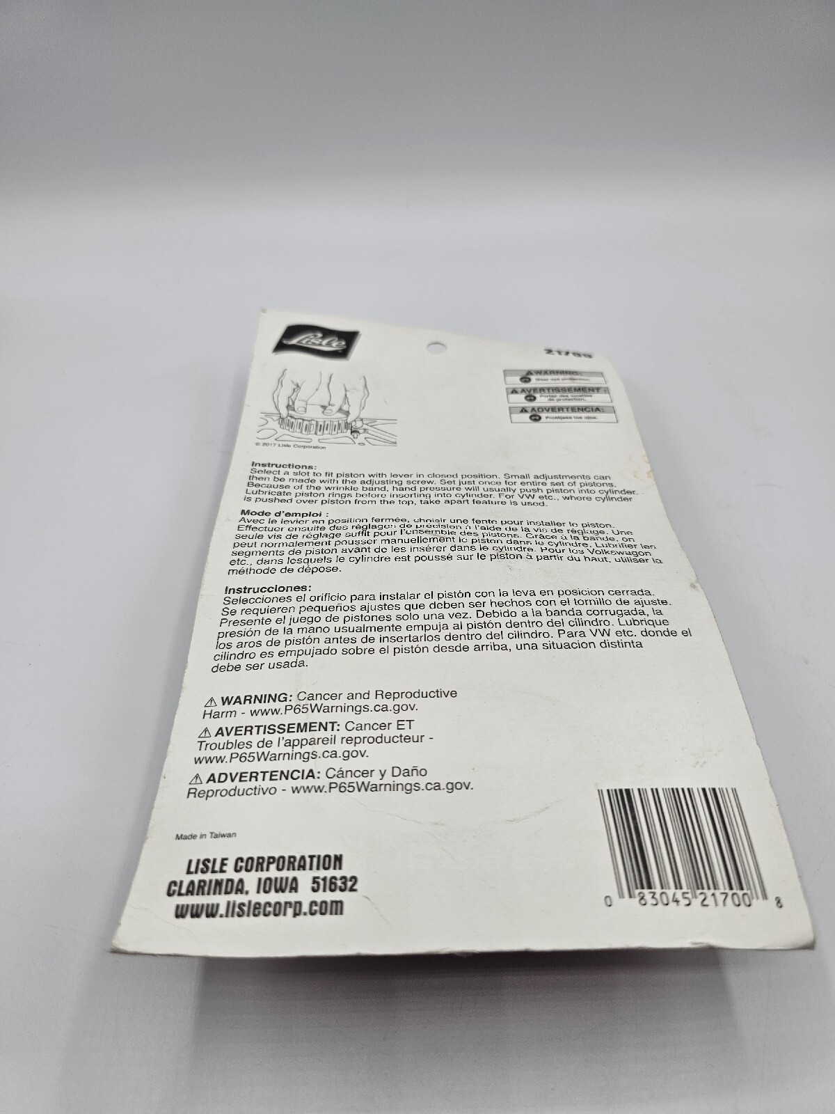 Lisle 21700 Wrinkle Band Ring Compressor For 3″ To 5″ Pistons