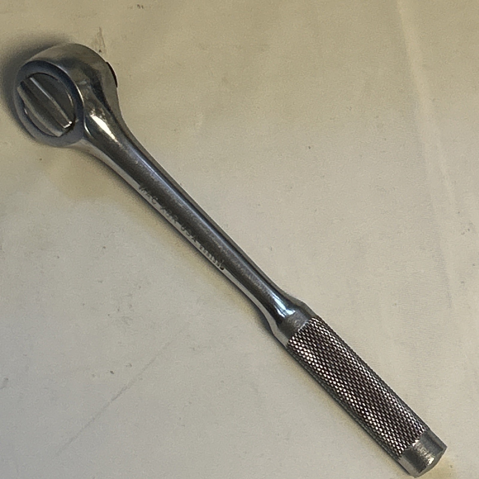 Vintage MAC 3/8″ Drive Knurled Handle Ratchet X8R 7.5″ Long