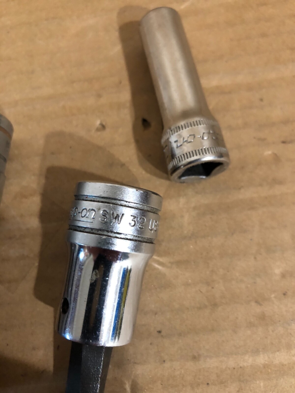 Lot of 3 Snap On sockets s-261/sw 32/spsv10