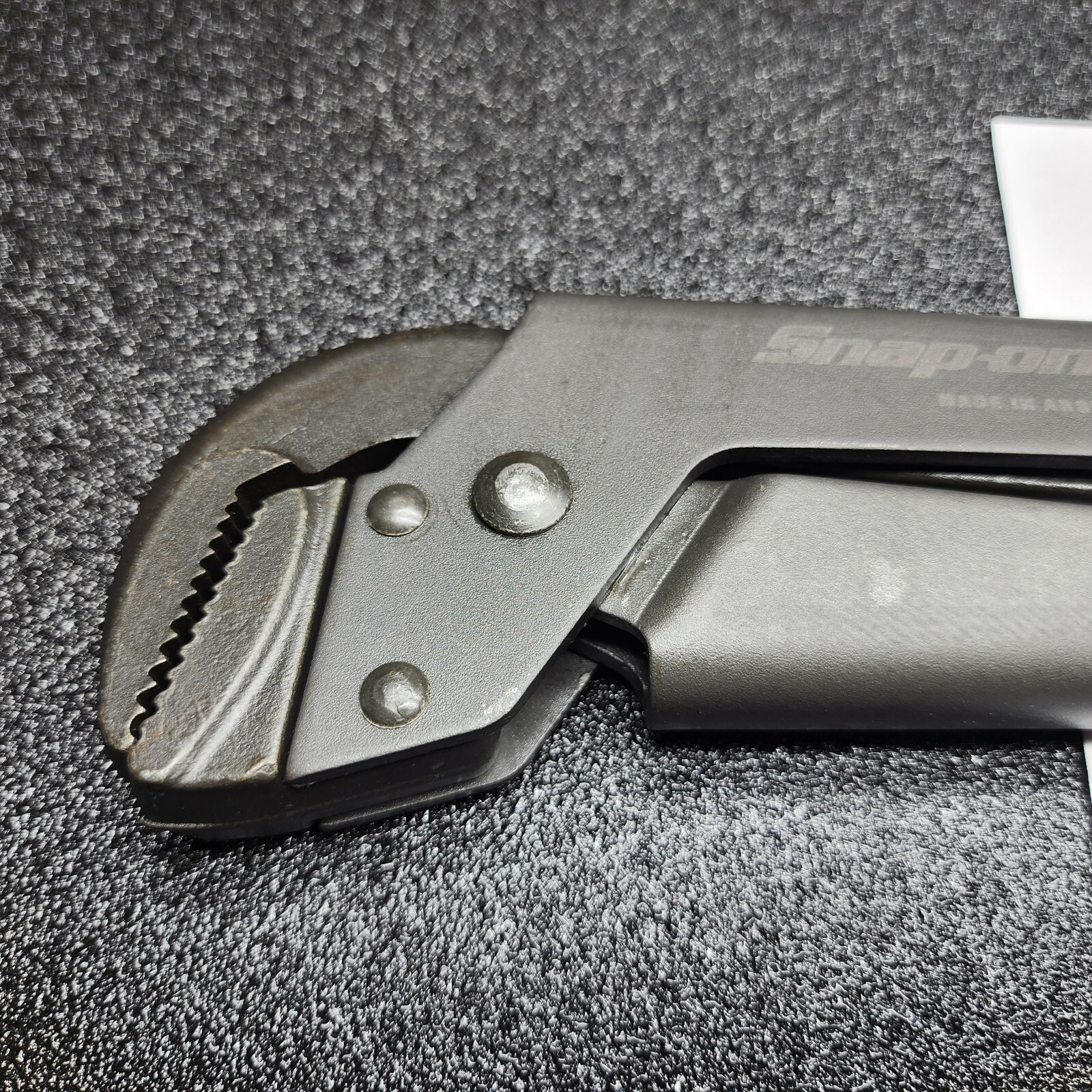 Snap-on Tools NEW GREEN 21-1/2″ Soft Grip Adjustable Plier Wrench PWZ3AG