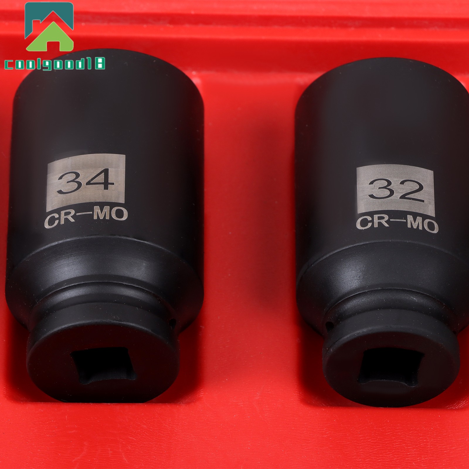 12 Point 4Pcs 1/2″ Drive Spindle Axle Nut Socket Set 30mm 32mm 34mm 36mm