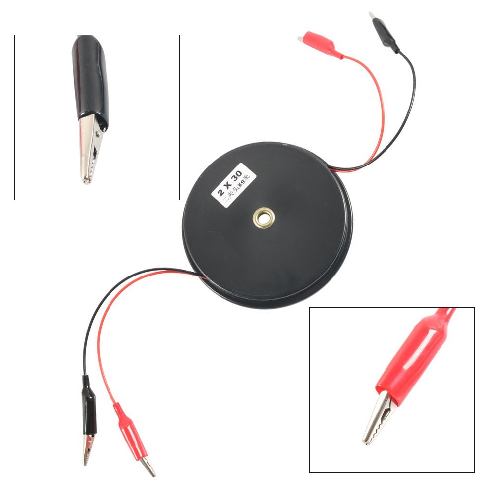Easy To Carry Electrical Troubleshooting Compact Reel Design Insulated Clips