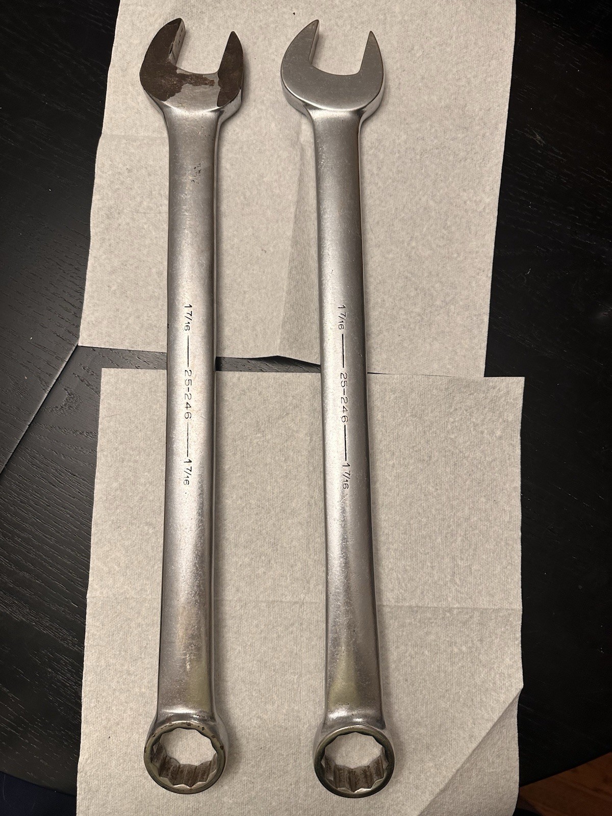 ARMSTRONG. COMB. WRENCH- 1-7/16″ OPG 12-PT LONG. 2 Wrenchs