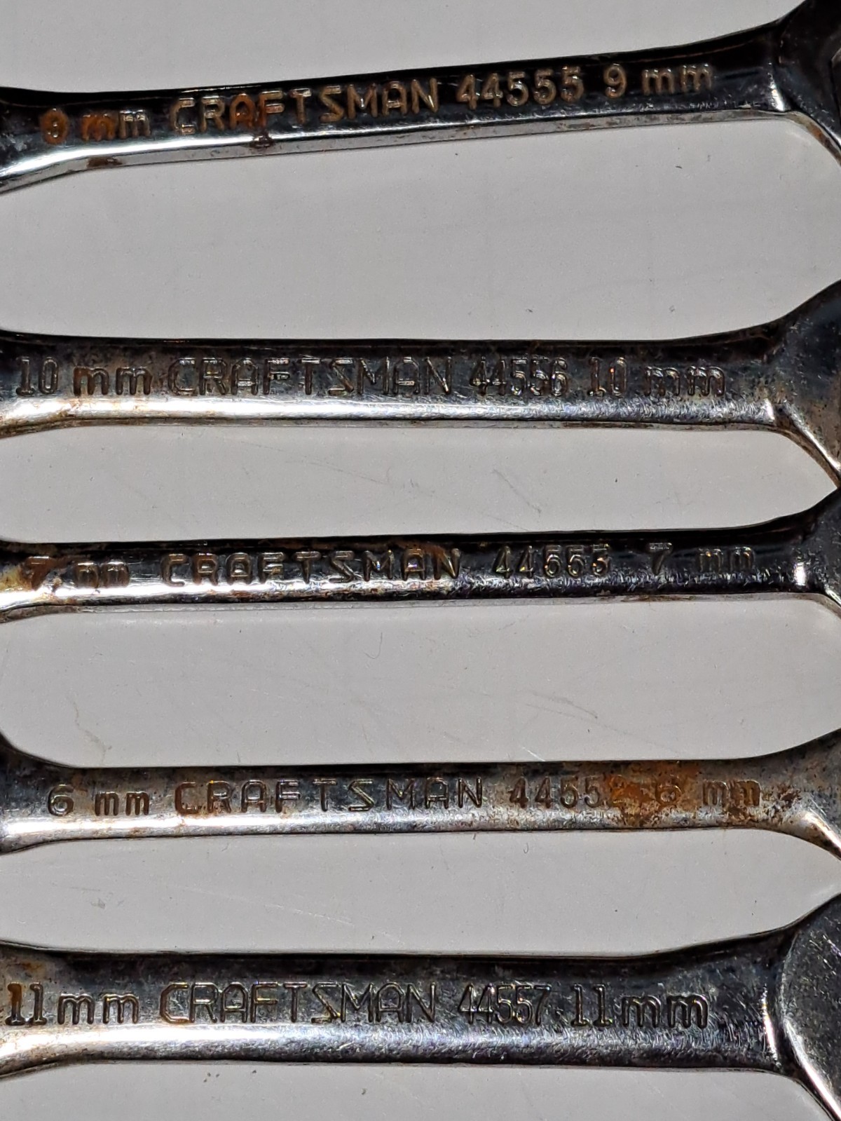 Set Of 6 Craftsman Metric Ignition Wrenches 6mm-11mm 44552 – 44557