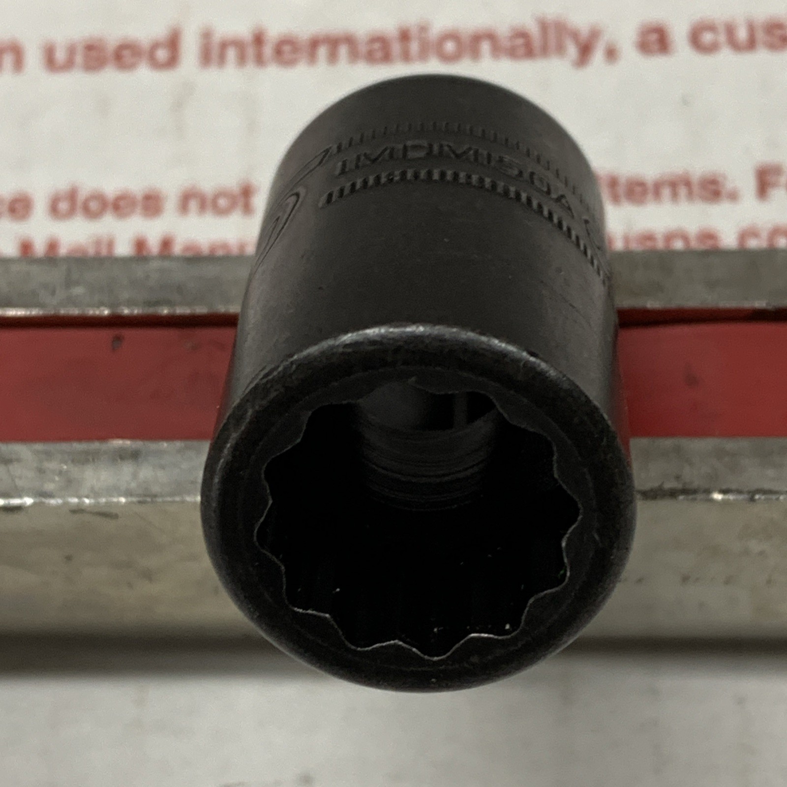 Snap On Tools IMDM150A 1/2″drive 12point 15mm Shallow Impact Socket NEW