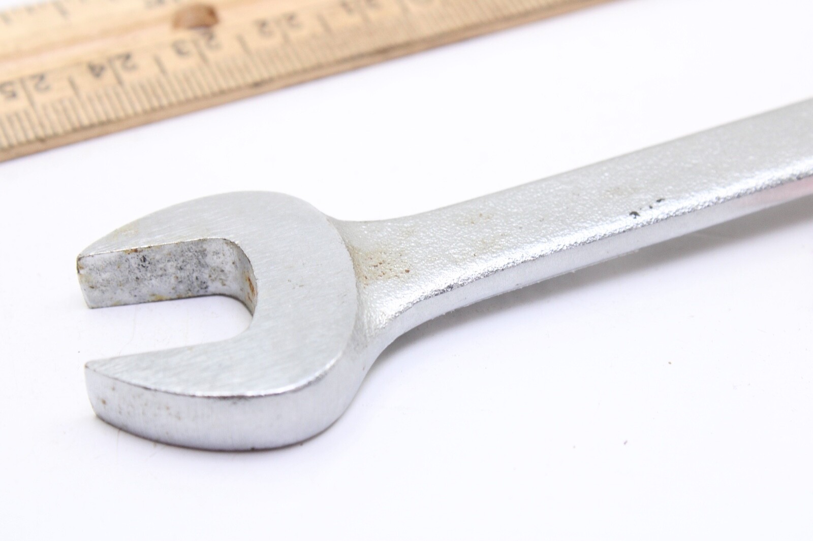 Snap-on OEXV180 9/16″ SAE Satin Chrome Short Combination Wrench USA