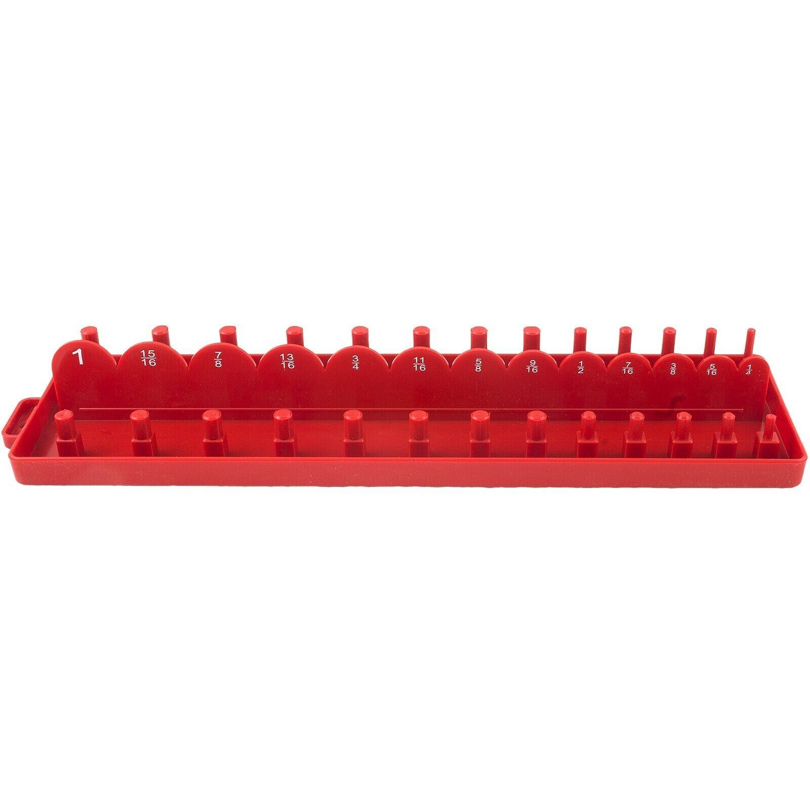 3/8″-Dr. 26-Socket Tray Holder Organizer Rack Rail Storage SAE 1/4 in ~ 1 in