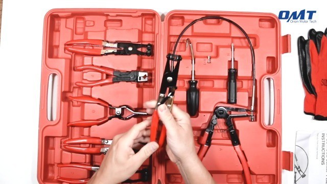 Long Reach Hose Clamp Pliers Remover for Automotive Coolant & Water Hoses