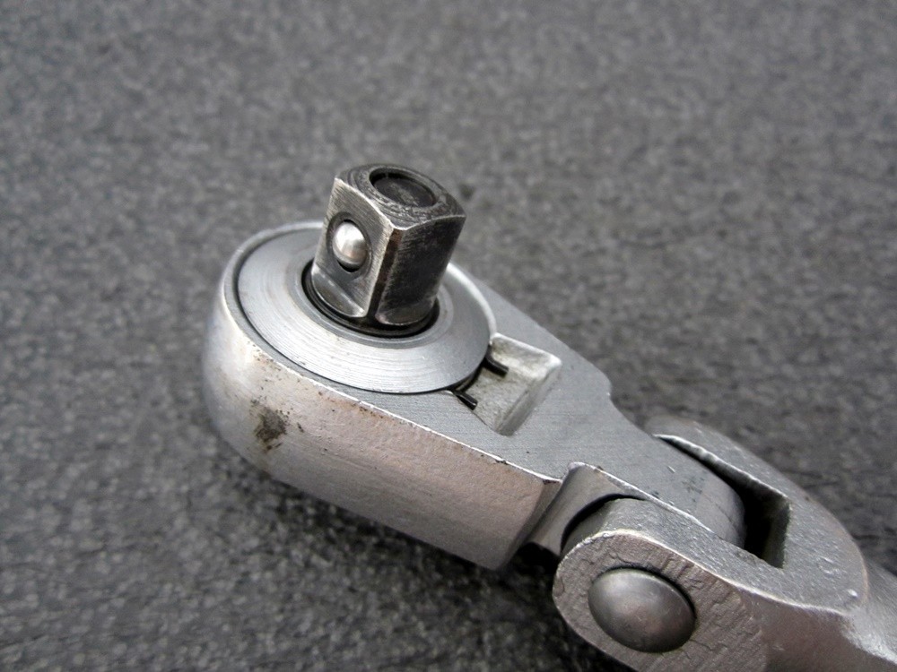 Vintage Craftsman 3/8″ Drive Flex Head Ratchet 42791 Oil Port -V- Made in USA