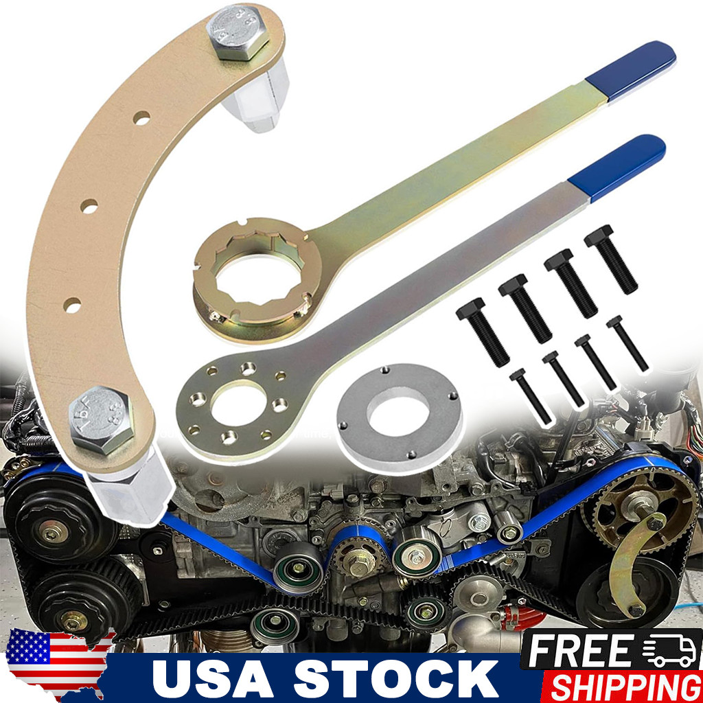 Cam Gear Lock Tool+Crank Pulley Tool+STD Cam Sprocket Tool Kit For Subaru STD