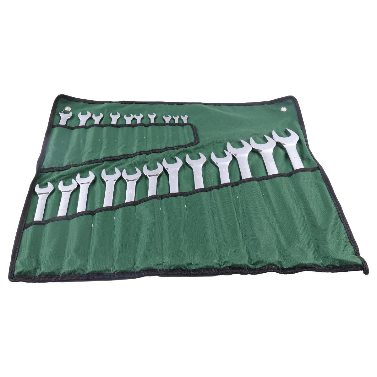 22 Pieces Metric Full-Polished Combination Wrench Set TY19977 for John Deere