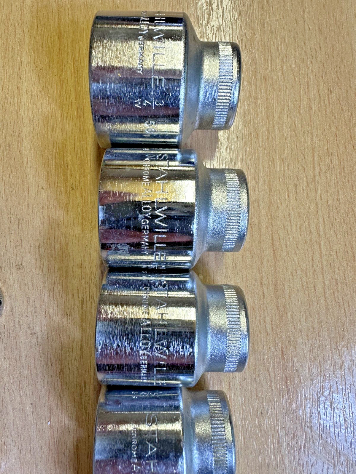 Stahlwille Imperial Sockets 7 x 1/2 inch drive 7 x 1/4 inch drive