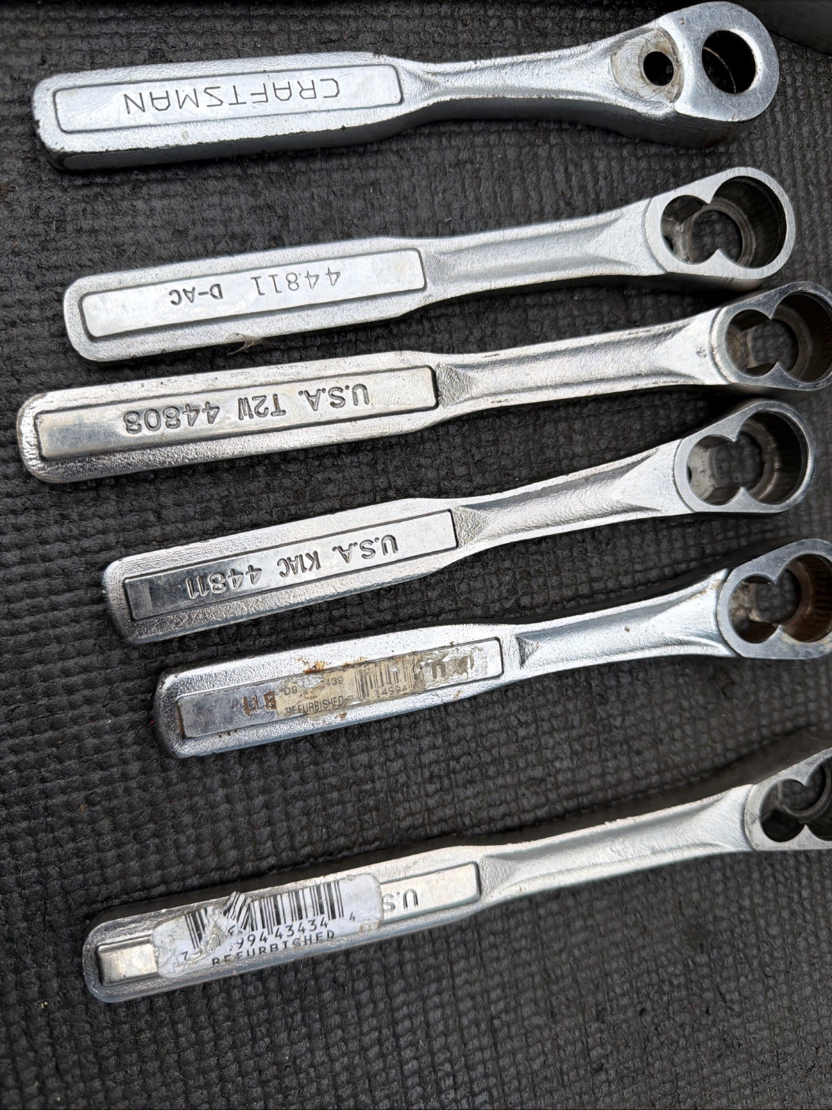 Sears Craftsman 10pcs Ratchet Bodies ONLY NO GUTS 1/2,3/8”Forgings Warranty