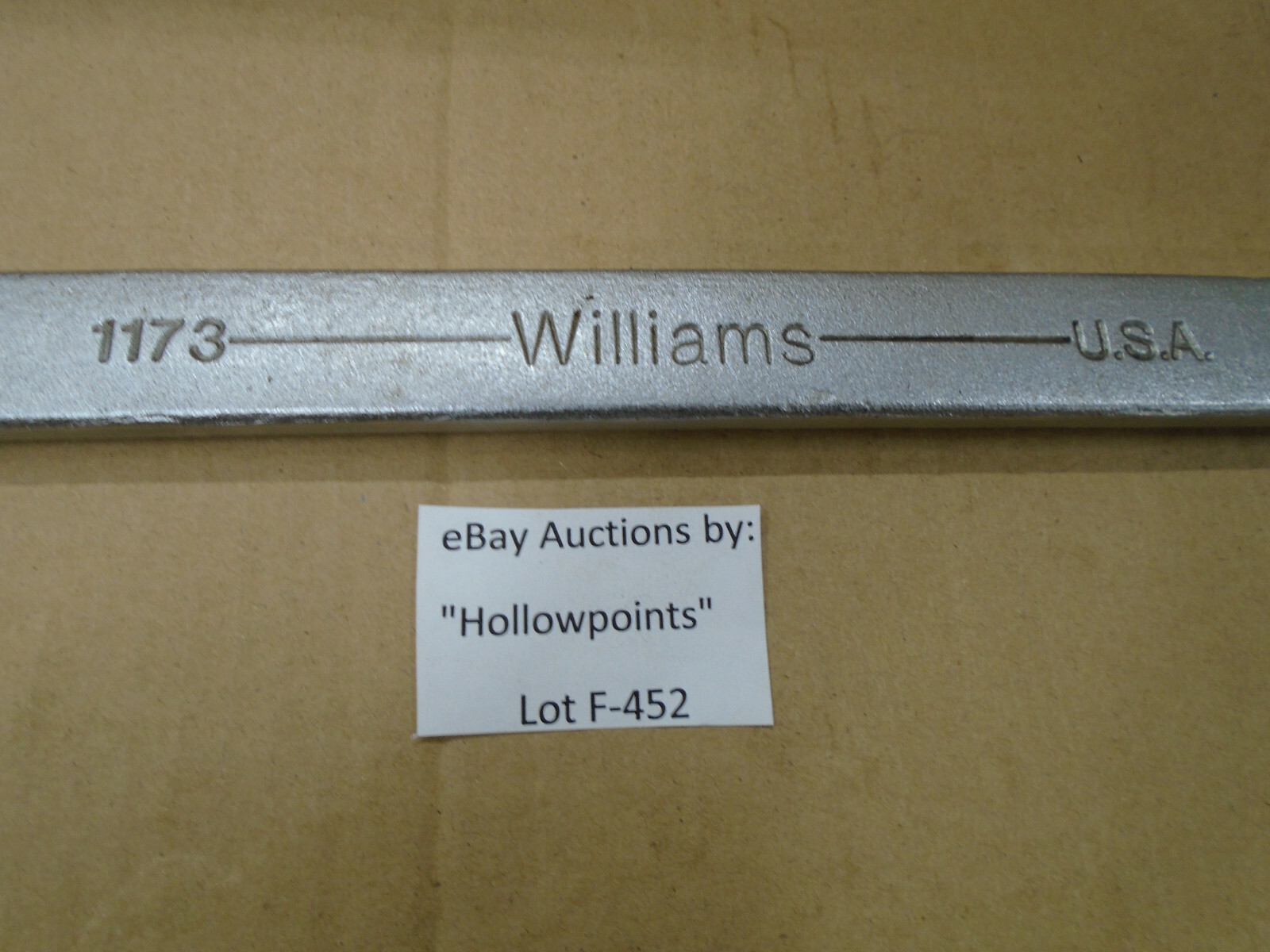 Williams No. 1173 Combination Wrench 1-1/4″ 12 Point 18-1/2″ Long F452