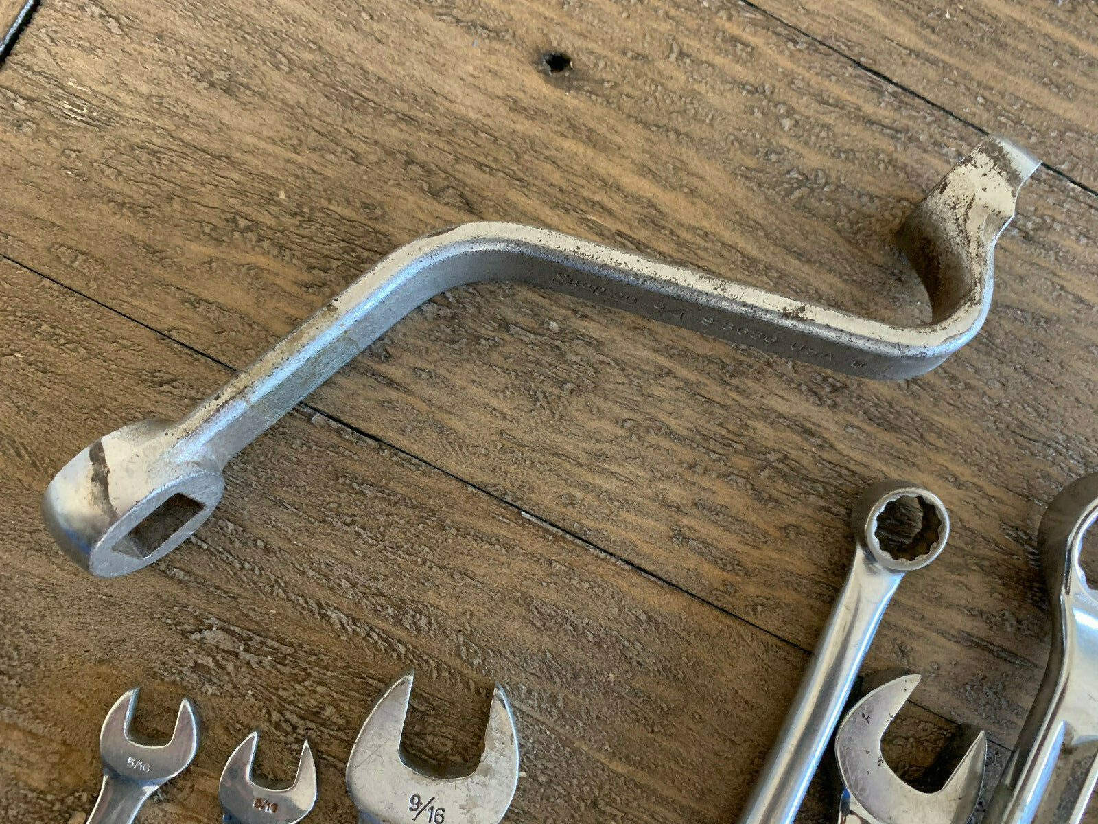 11 Pieces of Snap On Wrenches Vintage and Newer Styles