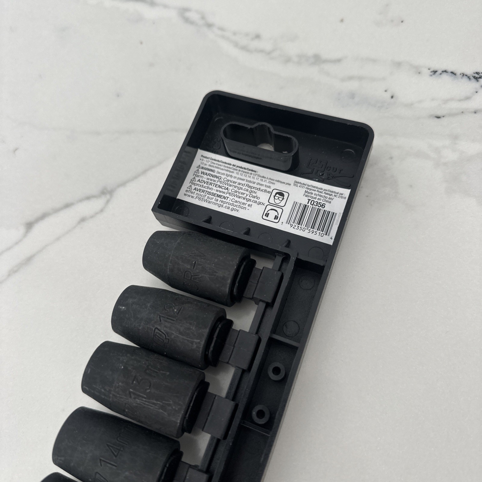 TEQ Correct 9-Piece 1/2″ Drive 6-Point Impact Metric Socket Set TQ356