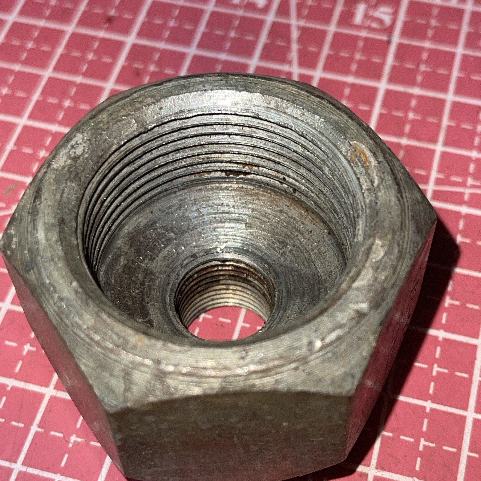 National USA 2745 Push Pull Adapter 1-1/2-12 Female To 5/8-18 Female Connect OTC