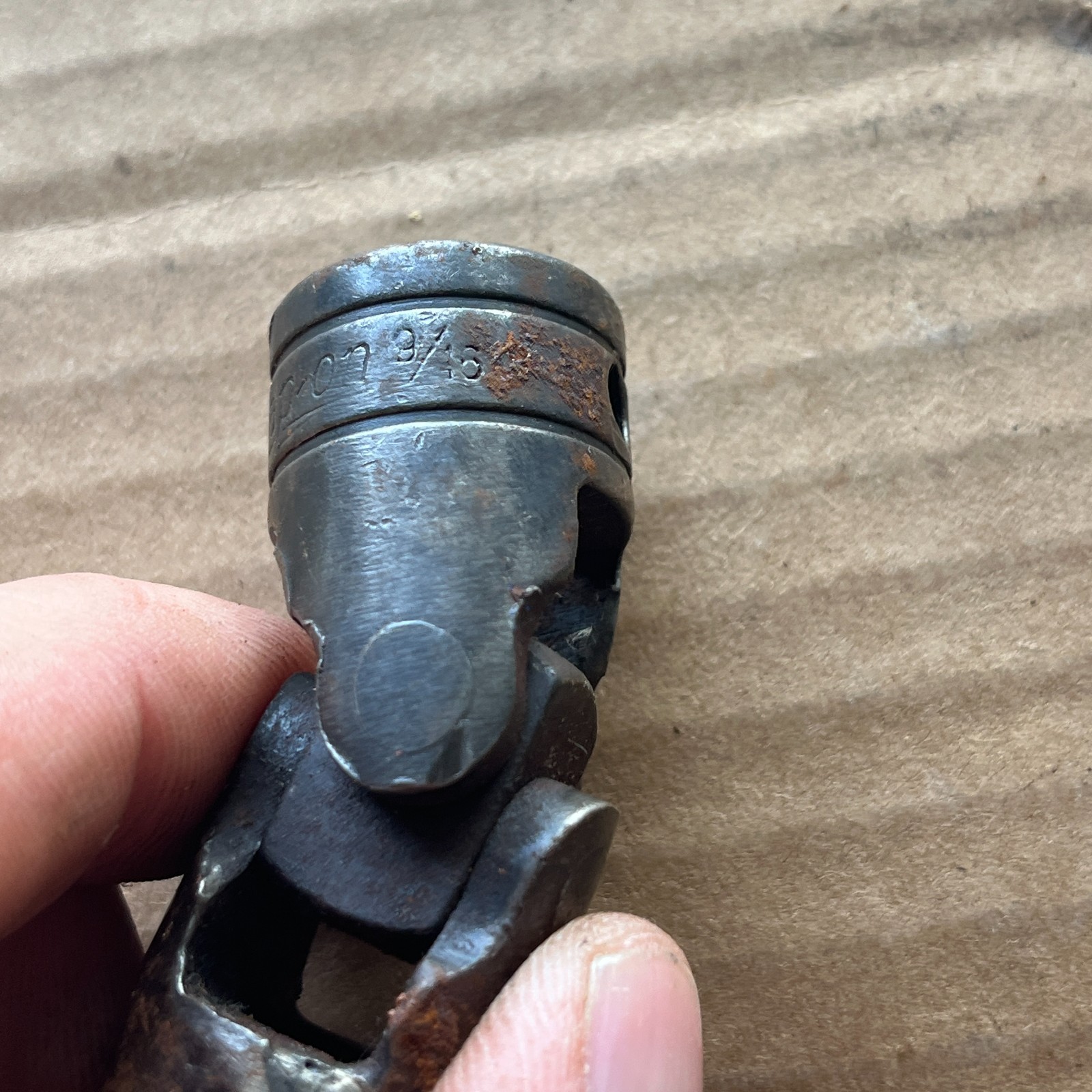 Snap-on Vintage SAE 1/2″ Drive 9/16″ Swivel Joint Socket 6 Point PU-18 Some wear