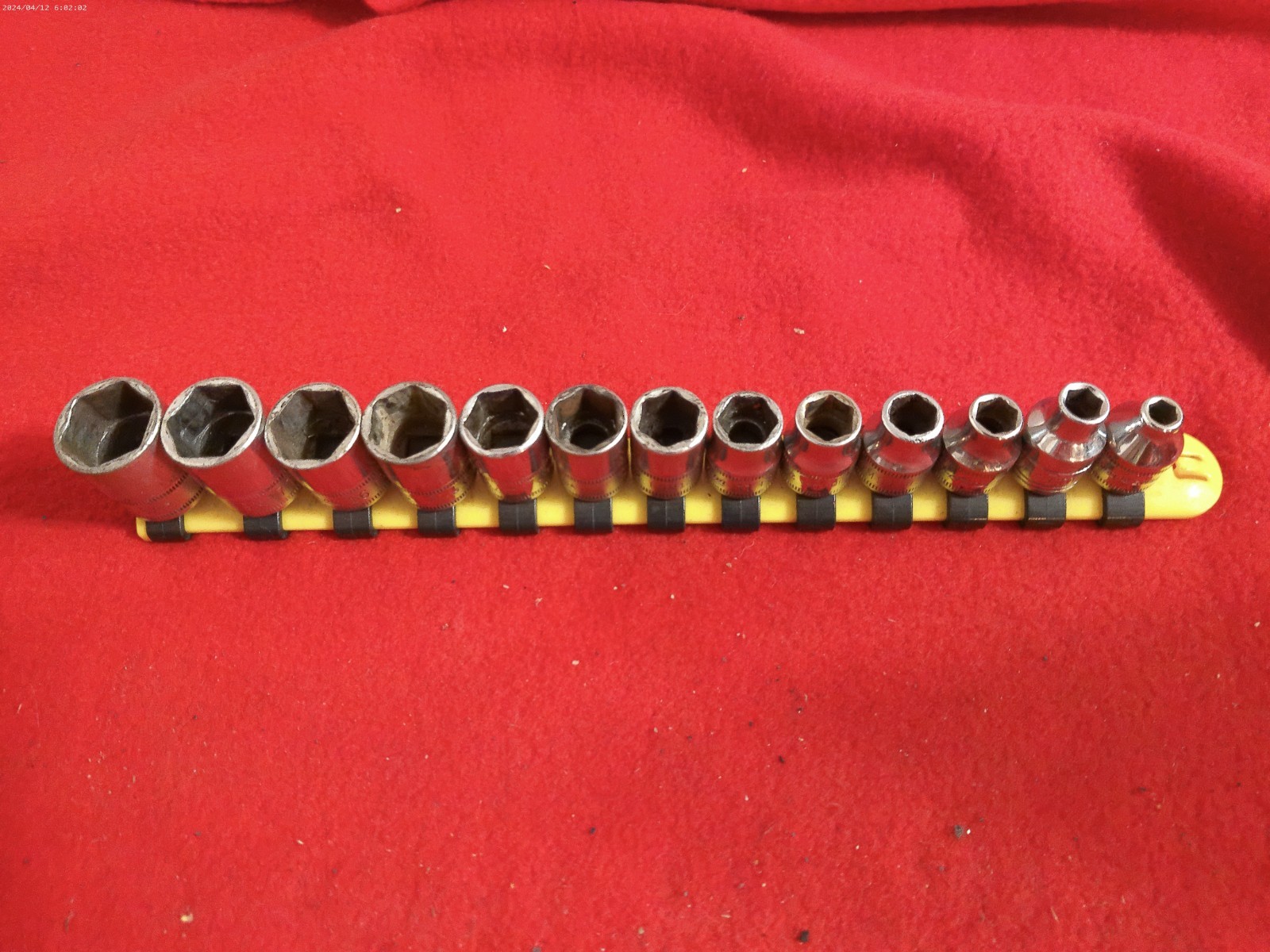 Snap-On 13 Pc 3/8″ Dr 6-Pt Metric Shallow Socket Set 5.mm-18mm FSM Series No 6mm